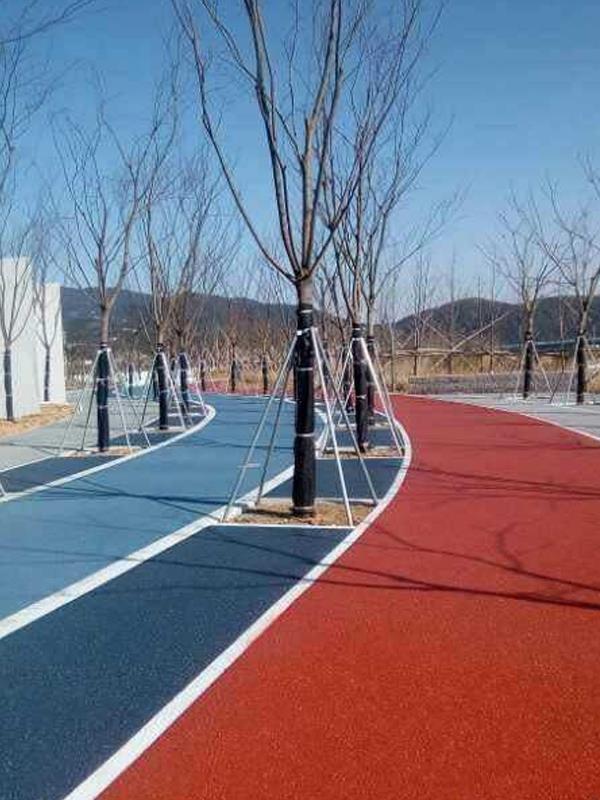 江陰柔性彩色瀝青路面